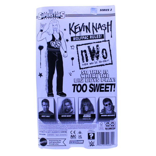 WWE Superstars Kevin Nash Leerverpackung Mattel 2022 | Hoppla-Stuff